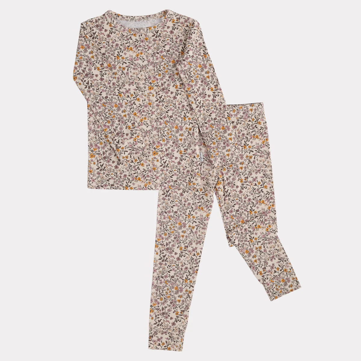 Pip + Phee 2 Piece Bamboo Pj Set in Violet Meadow