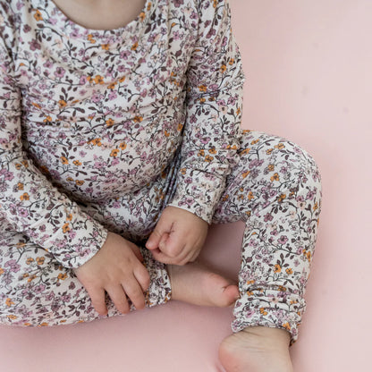 Pip + Phee 2 Piece Bamboo Pj Set in Violet Meadow