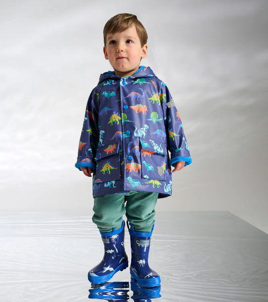 Hatley Rain Jacket in Dino Party