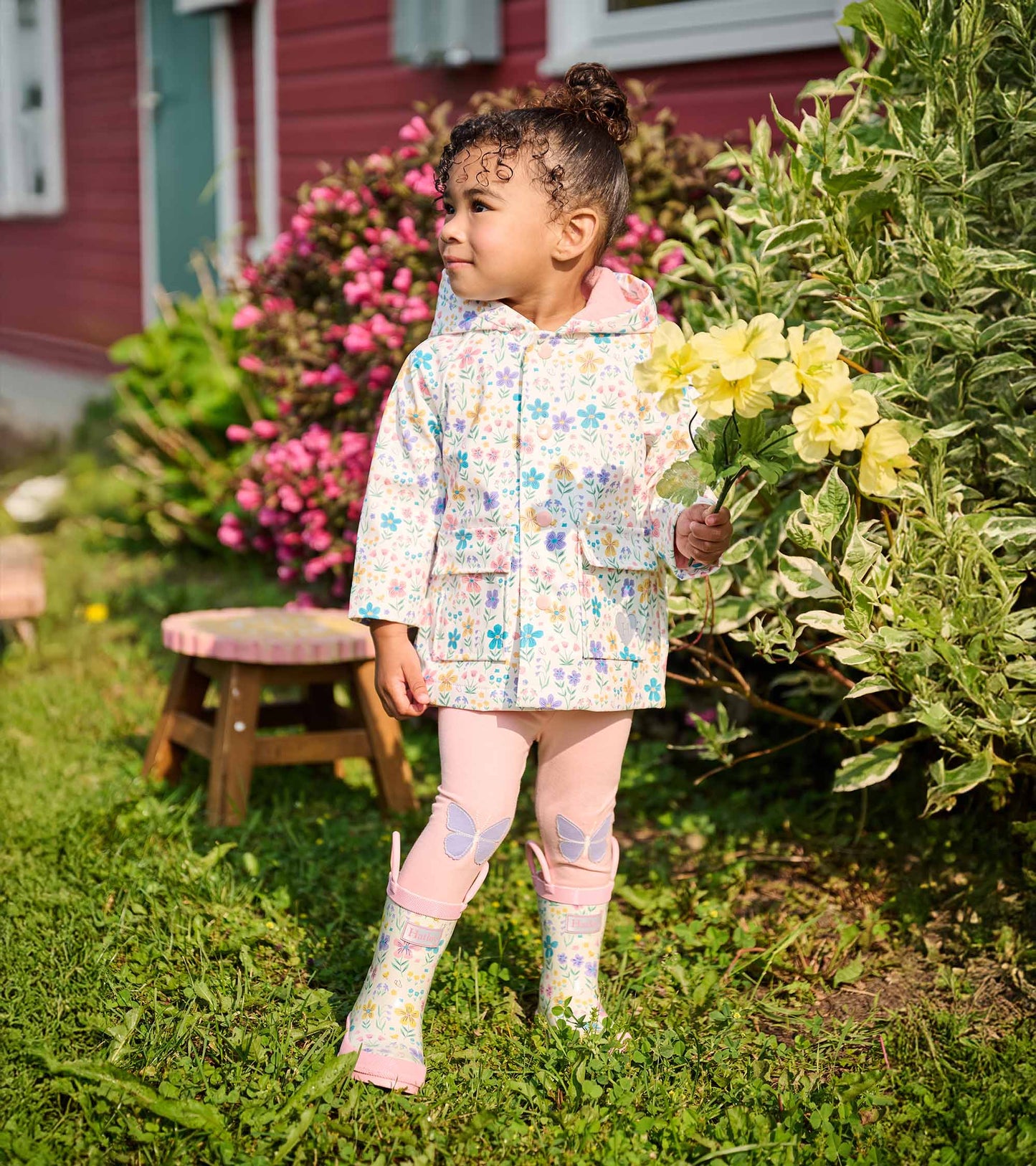 Hatley Rain Jacket in Little Garden Chicks