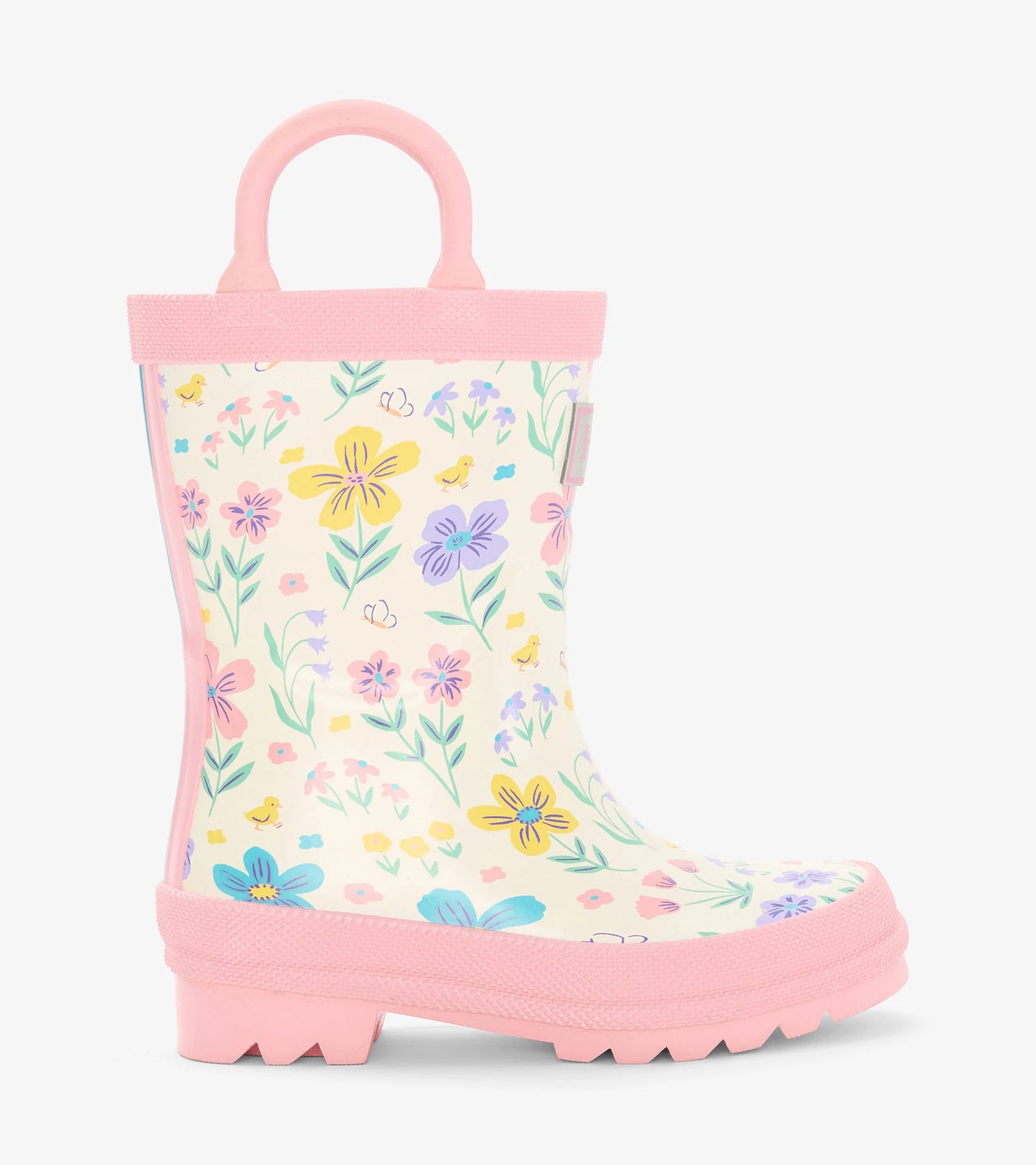 Hatley Rain Boot with Handles in Little Garden Chicks