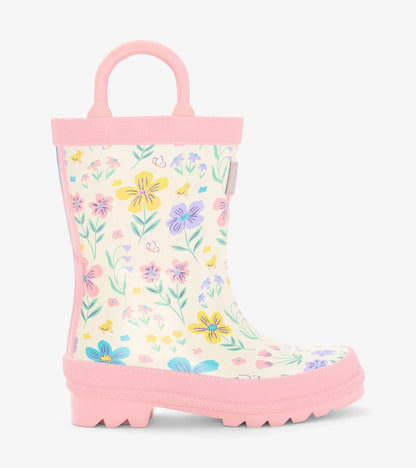 Hatley Rain Boot with Handles in Little Garden Chicks