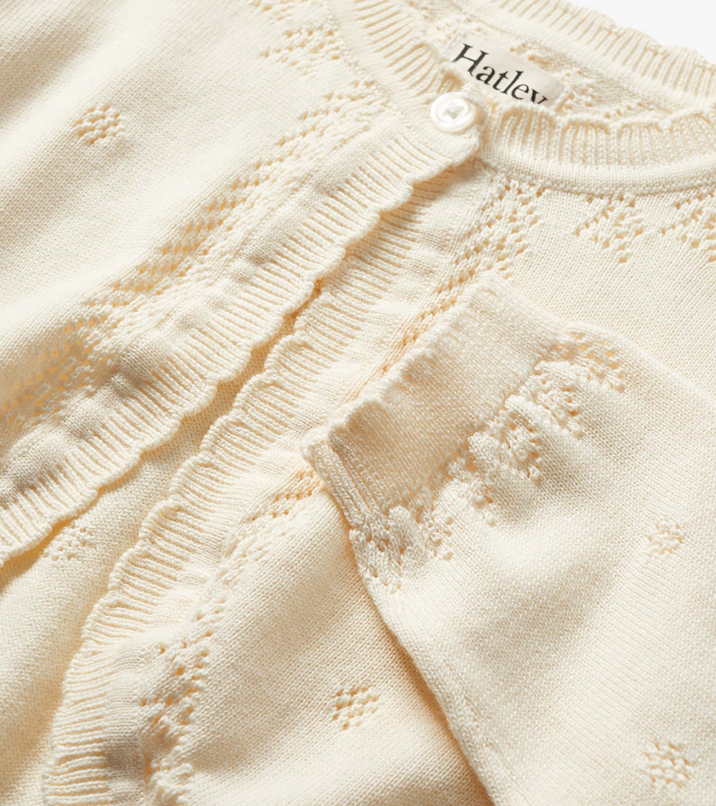 Hatley Pointelle Knit Cardigan
