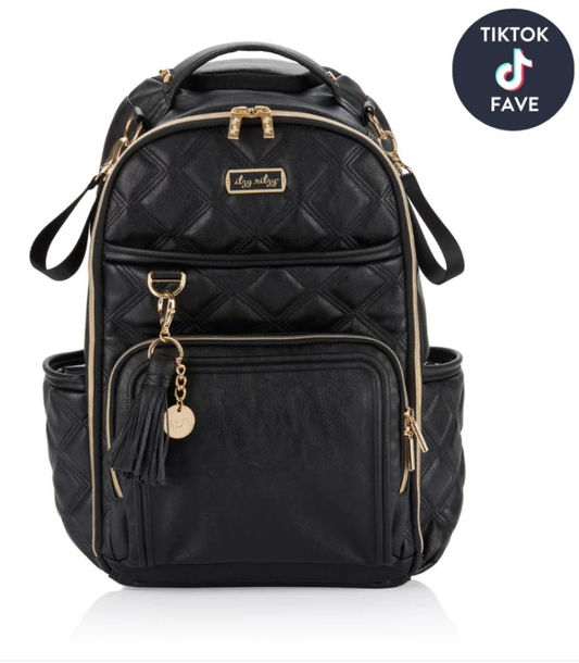 Itzy Ritzy Mystic Boss Plus Diaper Bag Backpack in Black