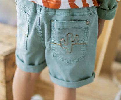 Souris Mini Turquoise Bermuda Shorts