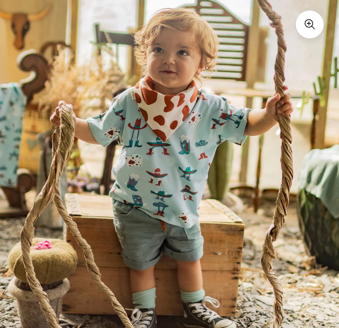 Souris Mini Western Print Tee