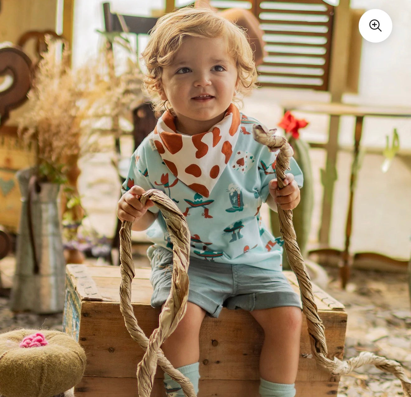 Souris Mini Western Print Tee