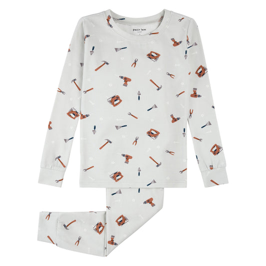 Petit Lem 2 Piece Pj Set in Tools on Grey