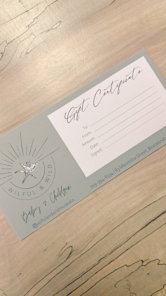 Gift Certificate