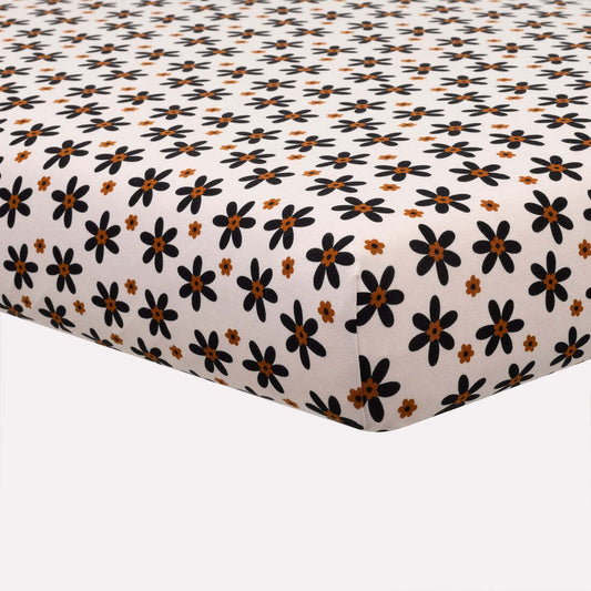 Pip + Phee Crib Sheet in Boho Daisy