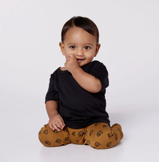 Little & Lively Leggings in Umber Rainbow