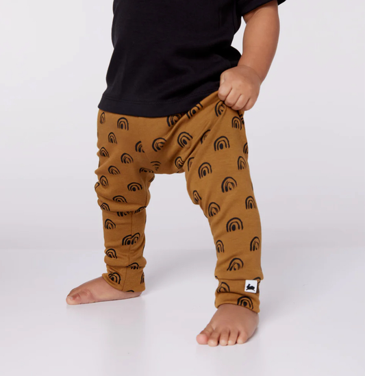 Little & Lively Leggings in Umber Rainbow
