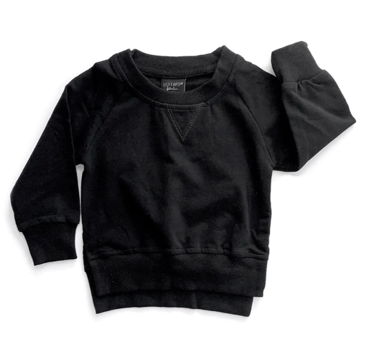 Little Bipsy Pullover in Black