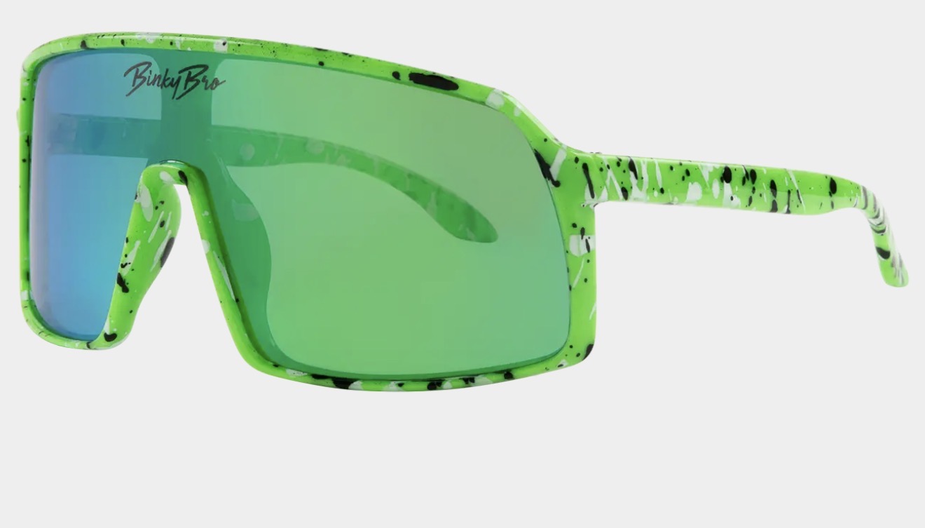 Binky Bro Monteverde Sunglasses in Electric Green