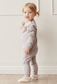 Jamie Kay Organic Cotton Morgan Track Pant in Annie Ditzy Violet Ice