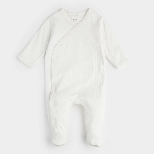 Petit Lem Pointelle Knit Sleeper