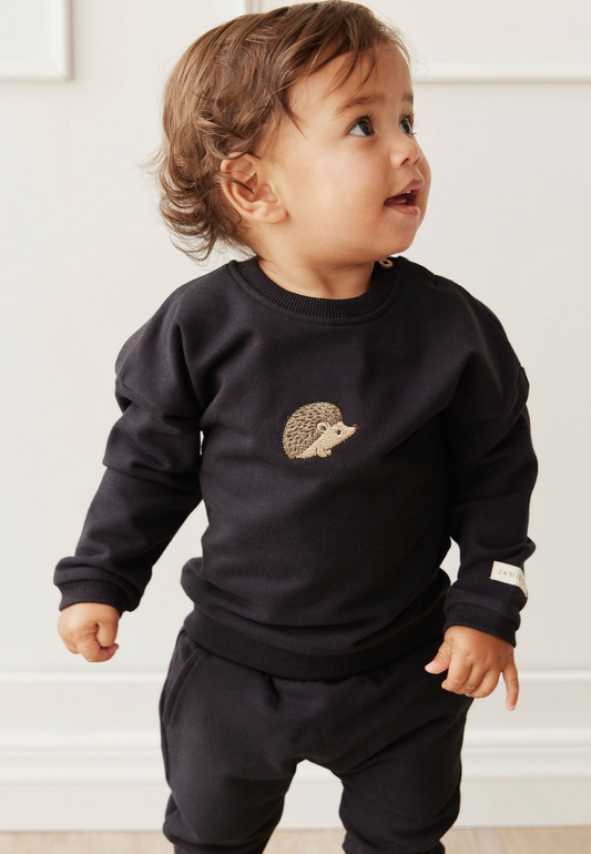 Jamie Kay Organic Cotton Damien Sweatshirt in Hedgehog Constellations