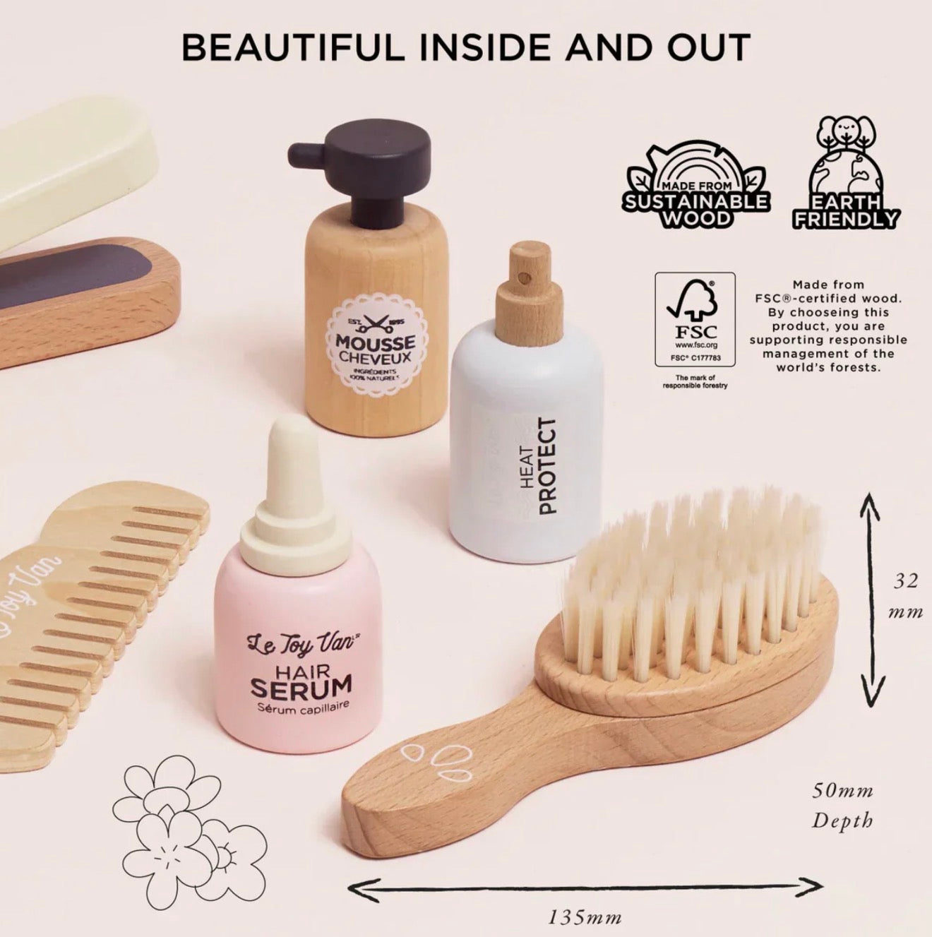 Le Toy Van Hair Care and Straightener Set