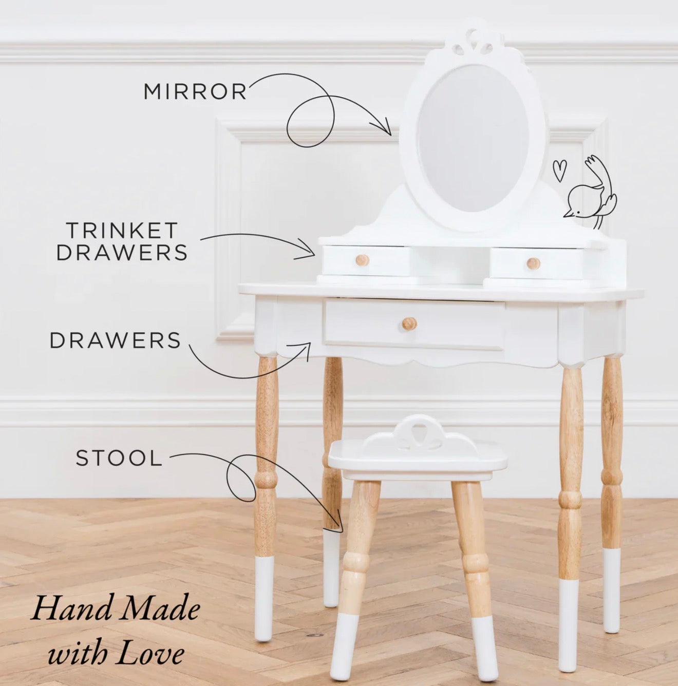 Le Toy Van Vanity Table and Stool Gift Set