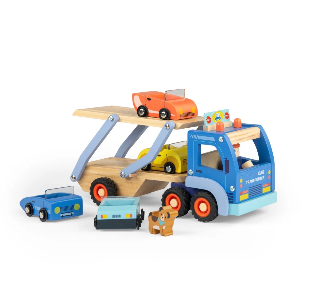 Moulin Roty-Avenue du Moulin : Car Transport Truck