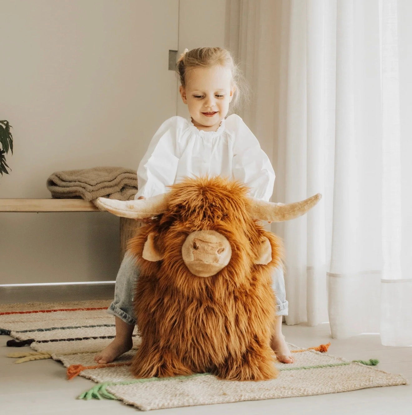 Wild & Soft Soft Bouncy Highland Cow