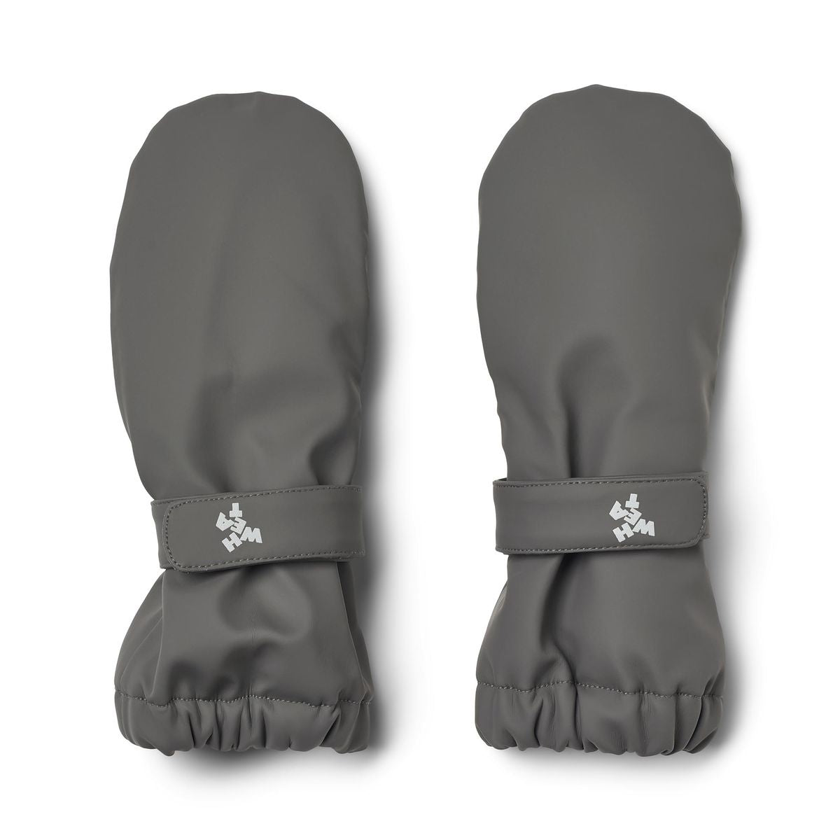 Wheat Rily Rain Mittens in Dark Charcoal