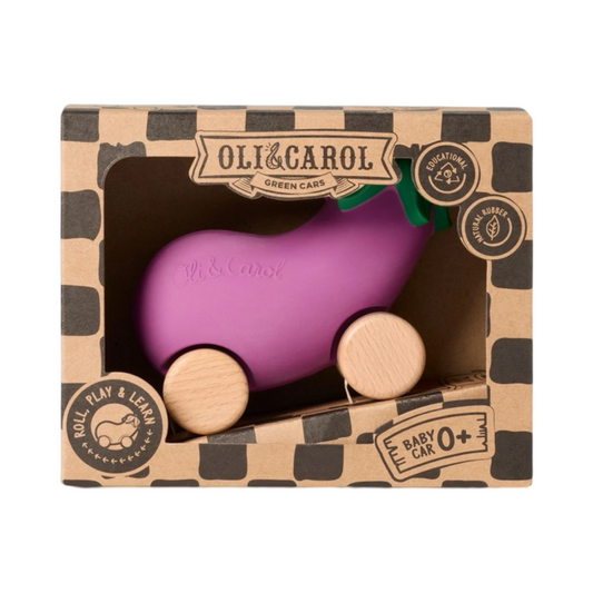 Oli & Carol Emma the Eggplant Baby Car