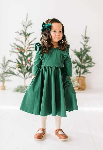 Ollie Jay Adelisa Dress in Evergreen