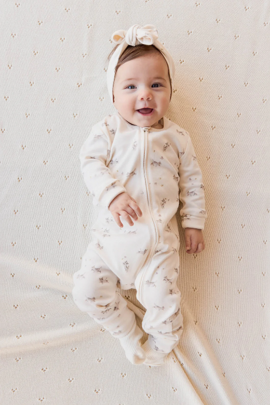 Organic Cotton Frankie Onepiece in Playful Kittens