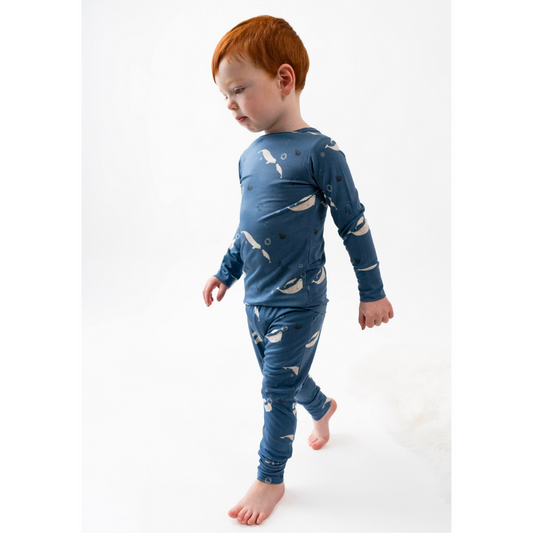 Belan J 2 Piece PJ Set in Belugas