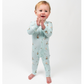 Belan J Foldover Cuff Footless Bamboo Sleeper in Light House