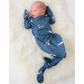 Belan J Knotted Sleep Gown in Belugas