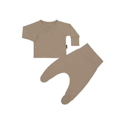 Belan J Take me Home Kimono Set in Sandstone