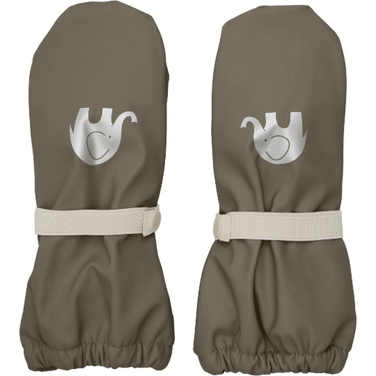 CeLaVi Rain Mitts in Sea Turtle Brown - Lined