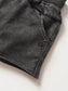 Little Bipsy Acid Wash Raw Edge Harem Short in Black