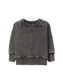 Little Bipsy Acid Wash Crewneck in Black