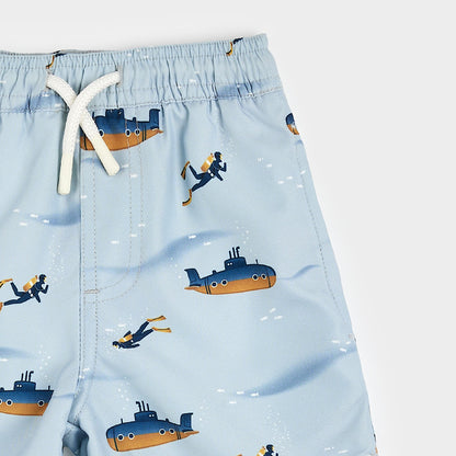 Petit Lem Swim Trunks in Submarine