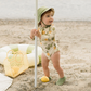 Petit Lem Long Sleeve Onepiece Swimsuit in Citrus