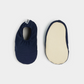 Petit Lem Ribbed Swim Slippers in Dress Blues
