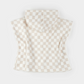 Petit Lem Beach Poncho in Checkered Beige