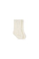 Jamie Kay Cable Weave Knee High Sock in Plaster