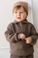 Jamie Kay Nicholas Half Zip Jumper in Tiger Fleck