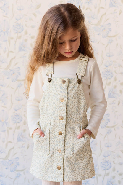 Jamie Kay Vintage Overall Dress in Eloise Whisper White
