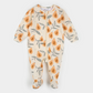 Petit Lem Jersey Sleeper in Papaya