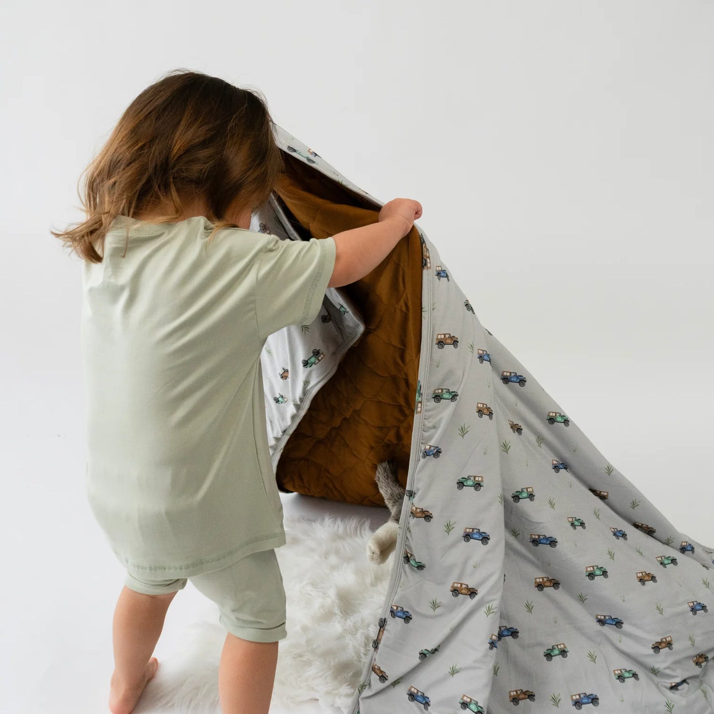 Belan J 2.5 TOG Dreamer Blanket in Jeeps / Toffee