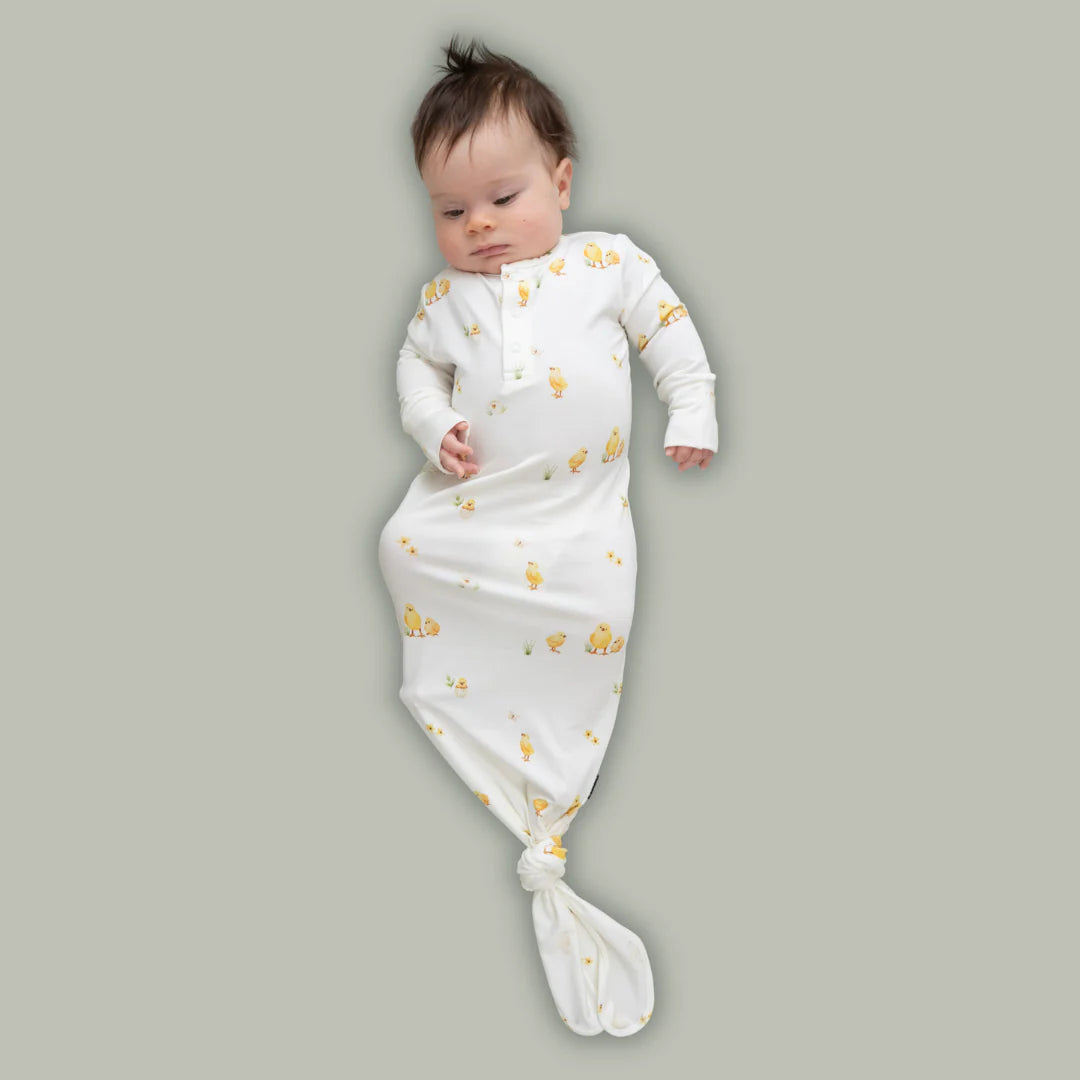 Belan J Knotted Sleep Gown in Chicks