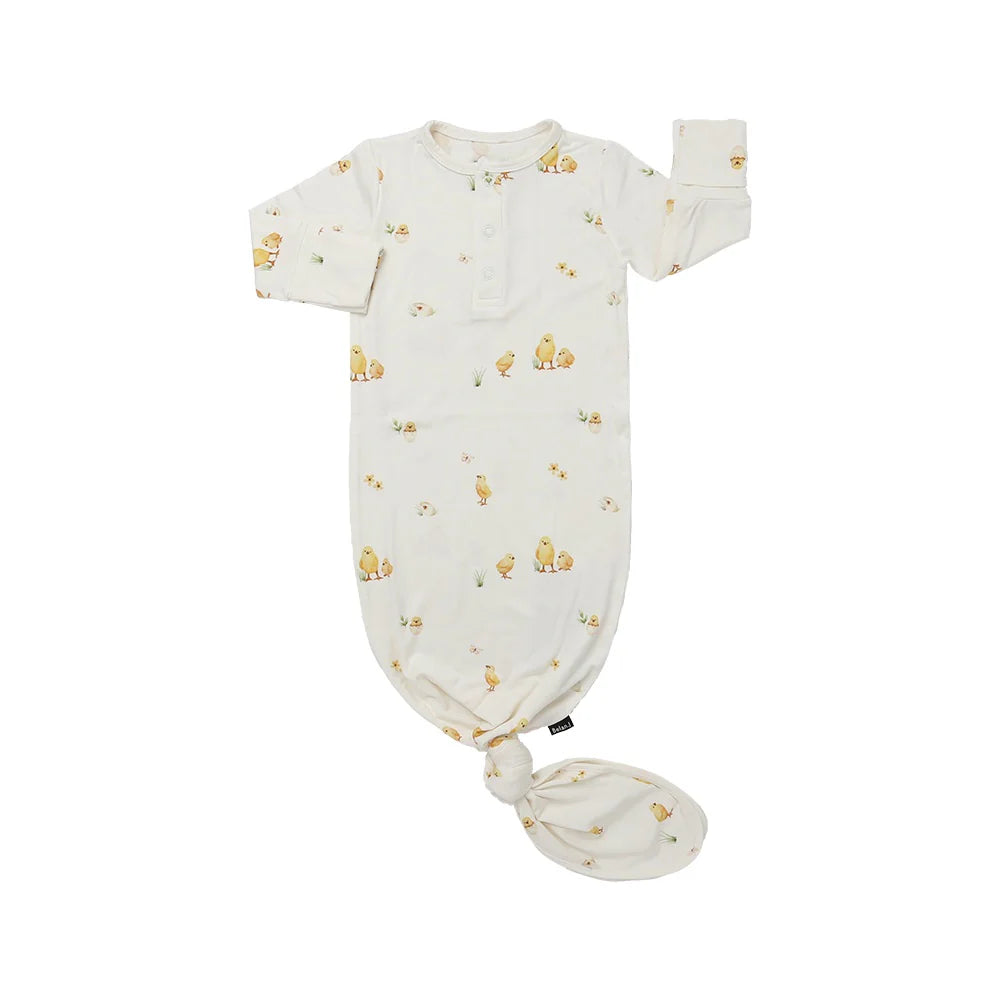 Belan J Knotted Sleep Gown in Chicks