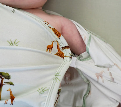 Belan J Take me Home Kimono Set in Giraffes