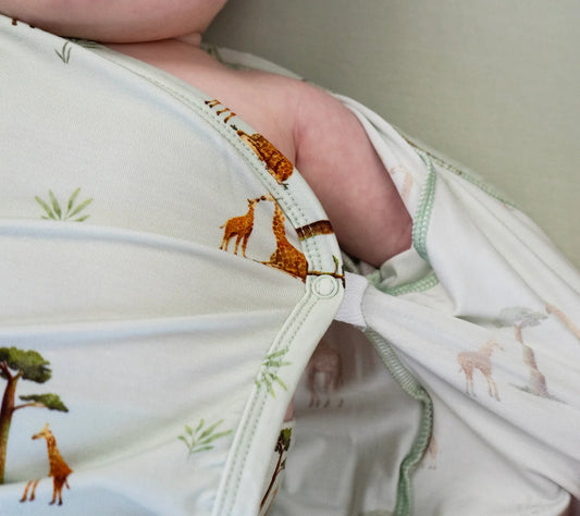 Belan J Take me Home Kimono Set in Giraffes