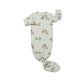 Belan J Knotted Sleep Gown in Giraffes